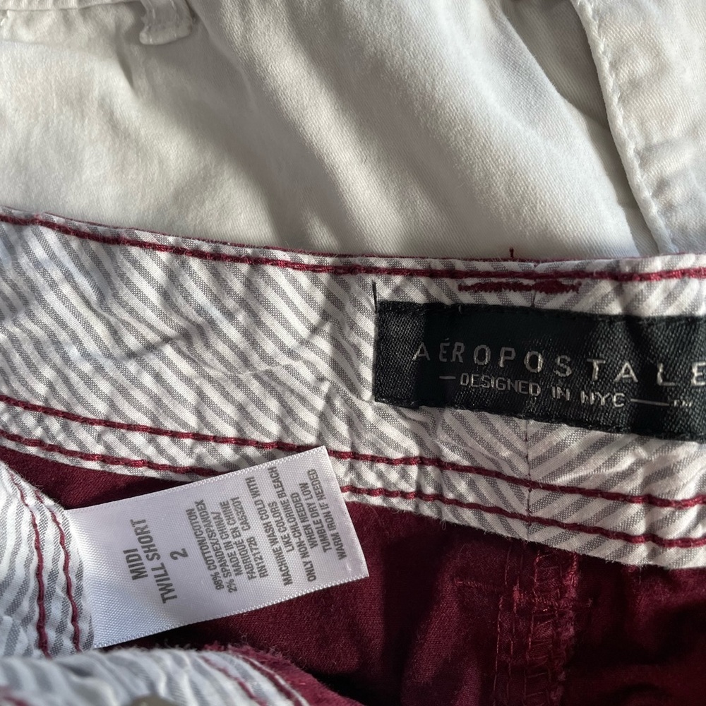 4 pairs Aeropostale shorts. Size 2